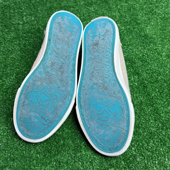 Blowfish Malibu Mars-K Slip On Low Top distressed Edge Sneakers Shoes Size 8 - Picture 9 of 11